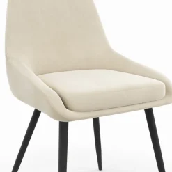 6 chaises en velours mix color gris, terracotta et beige