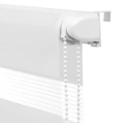 2 Stores jour nuit blanc 45x170 cm
