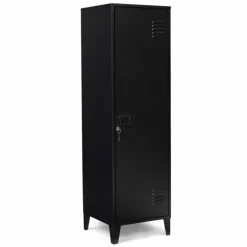 Armoire vestiaire métallique noire