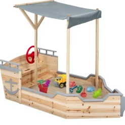 Bac à sable bateau pirate