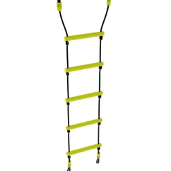 Balançoire 4 portiques pour jardin avec panier de basket et but de foot