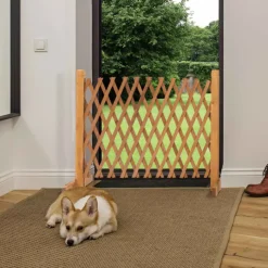 Barrière extensible en bois