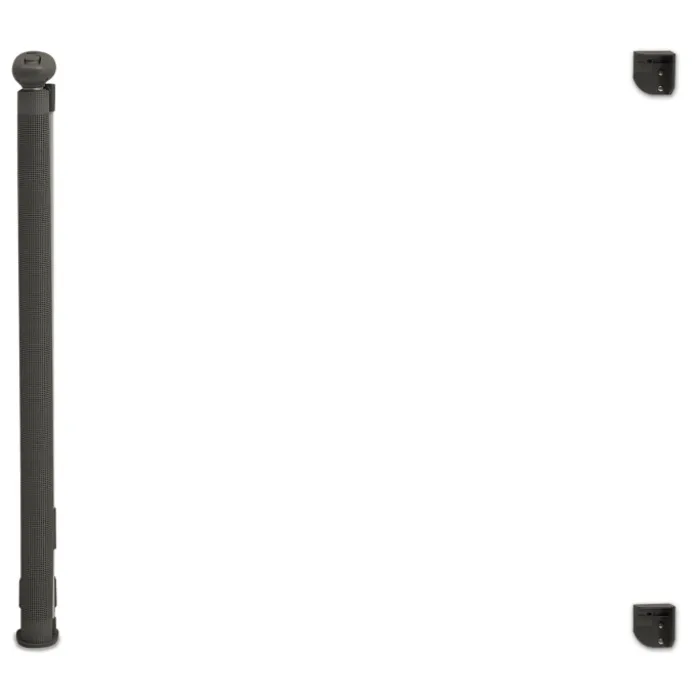 Barrière extensible pour chien et animaux domestiques 130cm grise
