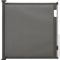 Barrière extensible pour chien et animaux domestiques 130cm grise