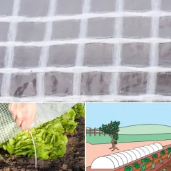 Bâche armée transparente 5x8 m renforcée