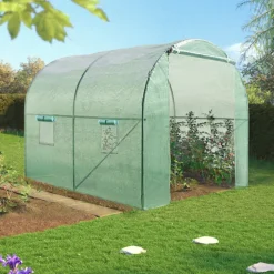 Bâche de rechange pour serre tunnel 6m² verte