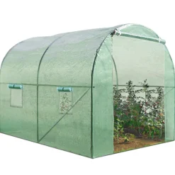 Bâche de rechange pour serre tunnel 6m² verte