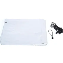 Bâche imperméable blanche pour poulailler de 6 à 24 m2