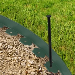 Bordure de jardin flexible verte à planter