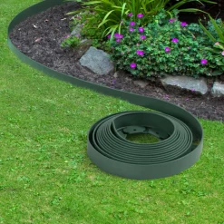 Bordure de jardin flexible verte à planter
