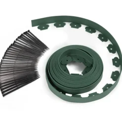 Bordure de jardin flexible verte à planter