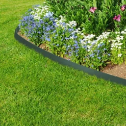 Bordure de jardin flexible verte à planter