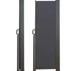 Brise vue enroulable gris 400x180 cm