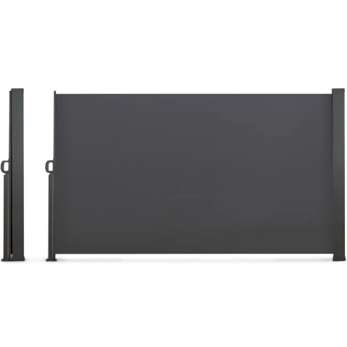 Brise vue enroulable gris 400x180 cm
