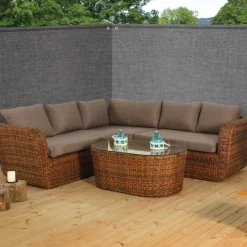 Brise vue gris 1m x 10 m occultant 300 g/m²