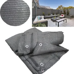 Brise vue 1m x 10 m gris anthracite occultant 90 g m²