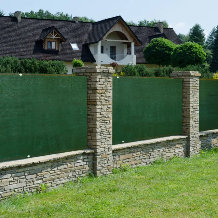 Brise vue 1,20m x 10m vert occultant 90g m²