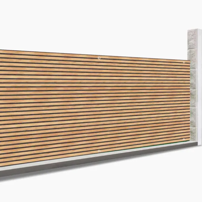 Brise vue occultant effet claustra 1,8 x 10 M 160 gr/m²