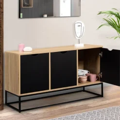 Buffet bas 3 portes industriel