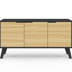Buffet bas scandinave noir