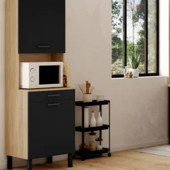 Buffet de cuisine avec 2 portes et un 1 tiroir