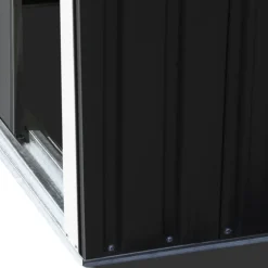 Cabanon de jardin en métal toit plat 1,3m²