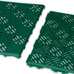 Caillebotis extérieur en plastique vert