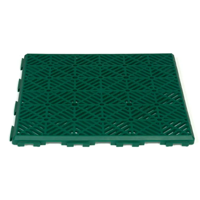 Caillebotis extérieur en plastique vert