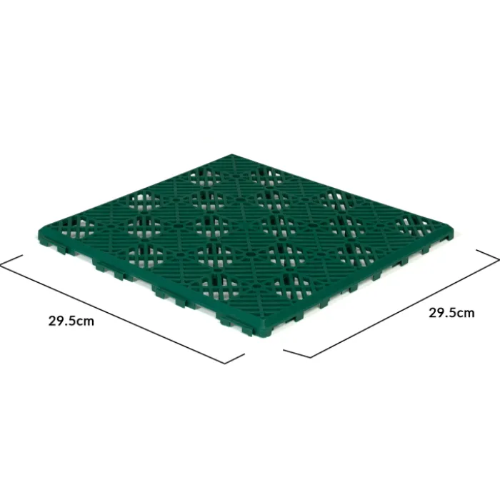 Caillebotis extérieur en plastique vert