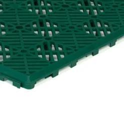 Caillebotis extérieur en plastique vert