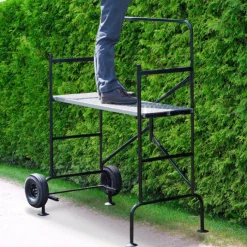 Échafaudage roulant et pliable hauteur de travail 2,5m