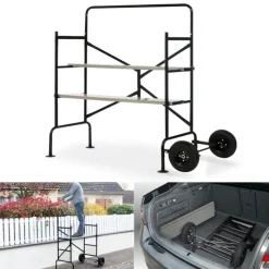 Échafaudage roulant et pliable hauteur de travail 2,5m