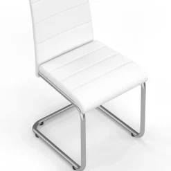 Chaises blanches design pour salle à manger MIA