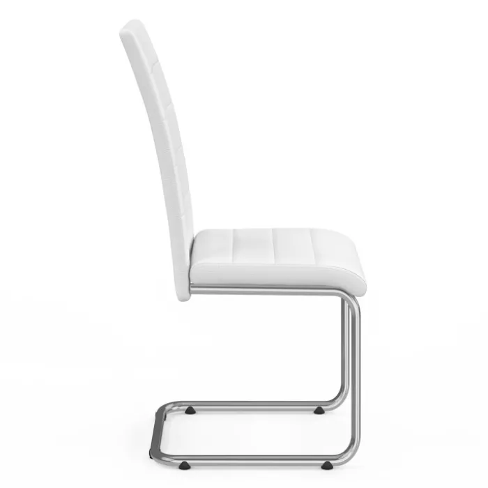 Chaises blanches design pour salle à manger MIA
