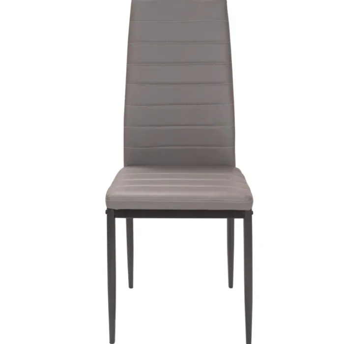 Chaises de salle à manger grises ROMANE