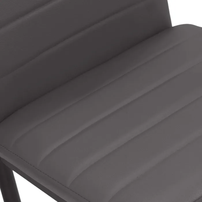 Chaises de salle à manger grises ROMANE
