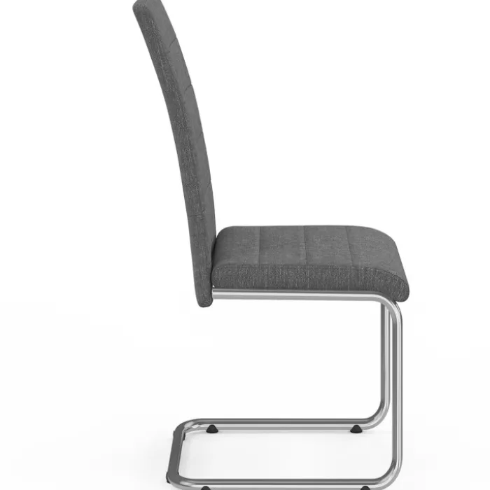 Chaises design gris anthracite pour salle à manger