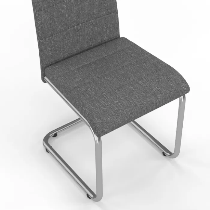 Chaises design gris anthracite pour salle à manger