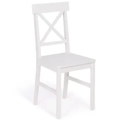 Chaises en bois blanc lot de 4