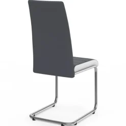 Chaises grises et blanches design pour salle à manger