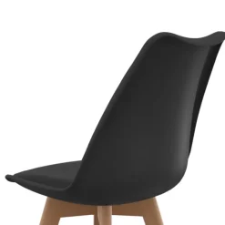 Chaises scandinaves 4 couleurs : gris foncé, gris clair, noir et blanc