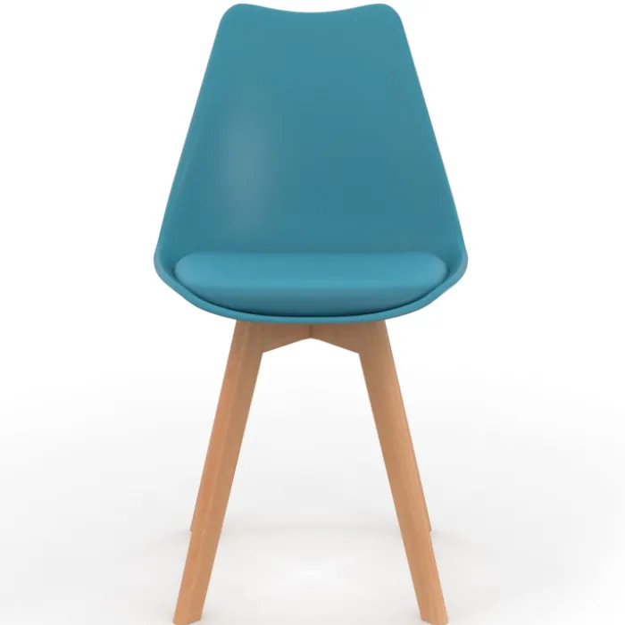 Chaises scandinaves mix color rose, blanc, gris, bleu