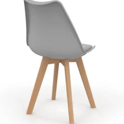 Chaises scandinaves mix color vert menthe, jaune, blanc et gris