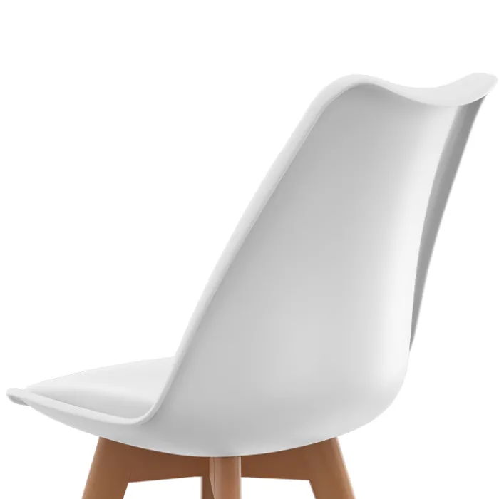 Chaises scandinaves mix color vert menthe, jaune, blanc et gris