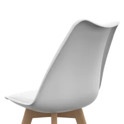 Chaises scandinaves mix color : gris, blanc, noir et patchworks
