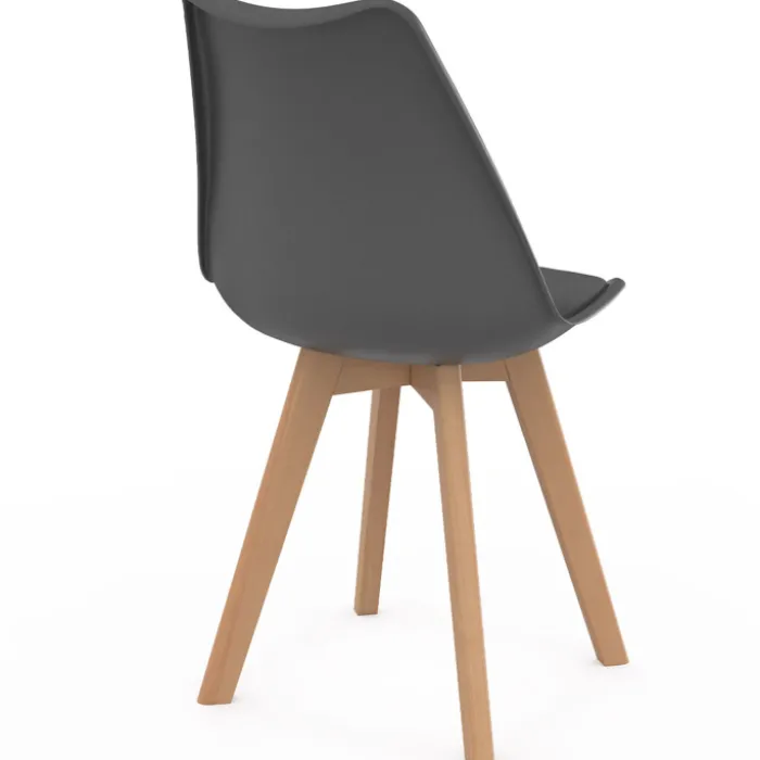 Chaises scandinaves mix color : gris, blanc, noir et patchworks