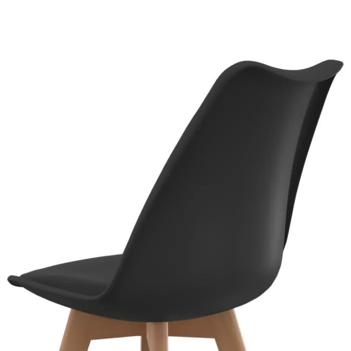 Chaises scandinaves mix color grises, blanches et noires