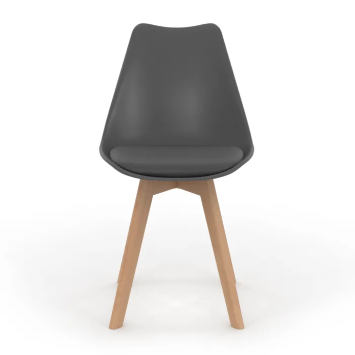 Chaises scandinaves mix color grises, blanches et noires