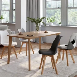Chaises scandinaves patchworks noirs, gris et blancs