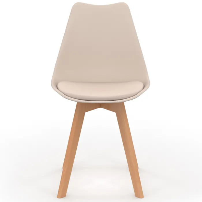 Chaises terracotta, gris, beige style scandinave